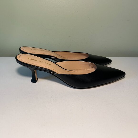 Coach Women's Renn Leather Mule - Picture 3 of 14